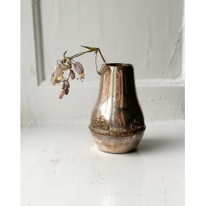 Mini vase, patinated silverplated