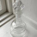 Clear glass, stopper with spheres, NB