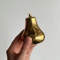 Pear-shaped oil lamp, gold plated