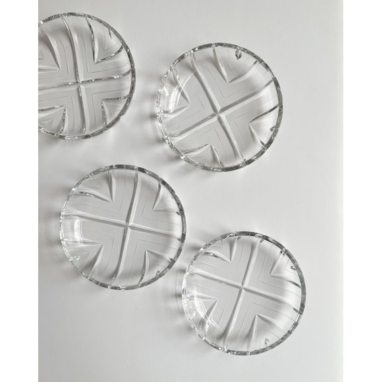 Krystalasietter, 4 stk samlet, NB