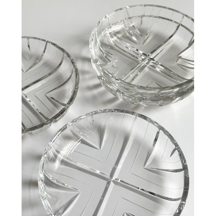 Krystalasietter, 4 stk samlet, NB