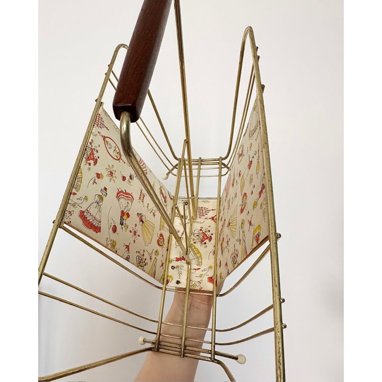 Vintage magasinholder m print